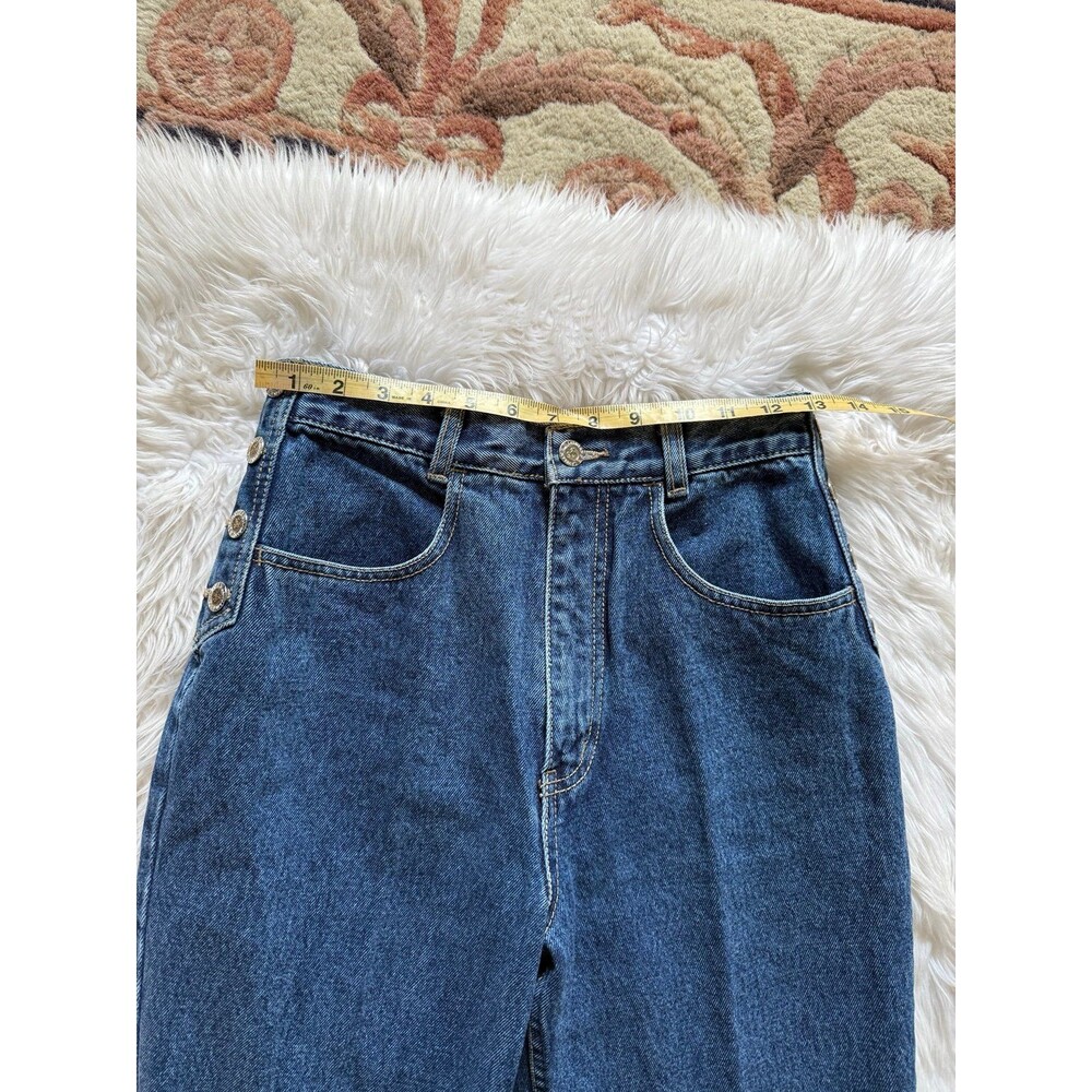 Classic Dark Blue Straight Leg Women's Jeans - Picture 7 of 9